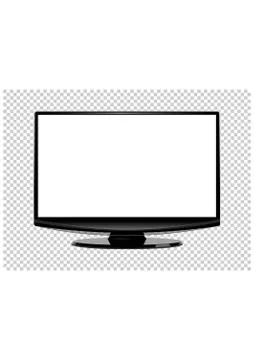 LED television screen on background vector Stock Illustration