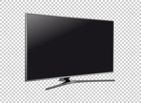 LED television screen on background vector Stock Illustration