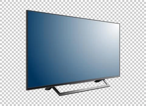 LED television screen on background vector Stock Illustration
