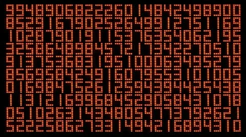 Led time clock counter 動画素材 20641315