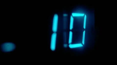 Led time clock counter Stock Footage 21068616