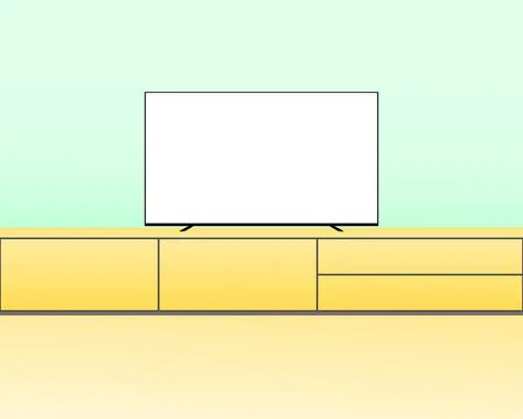 Led TV Object. Stock vector. Stock Illustration