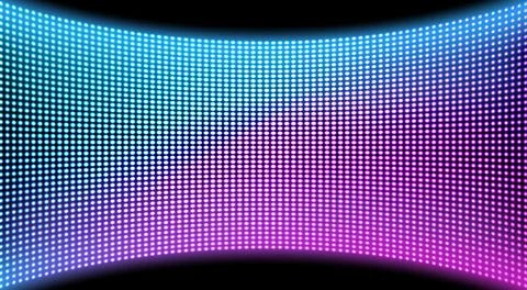 LED video wall screen texture background, display Illustrazione stock