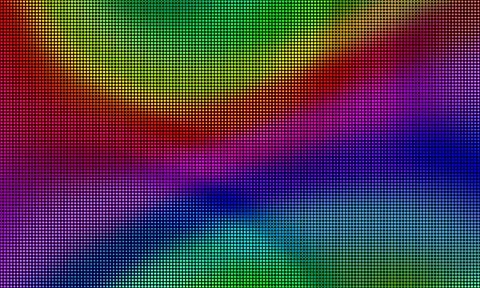 LED Video Wall Screen Texture Background, Vector blue and red purple, green Stock Illustration