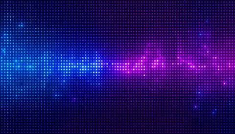 Led video wall screen texture background blue and purple color Stock Illustration