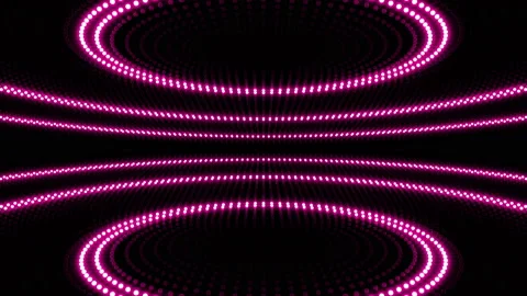 LED Wall 18 2 Circle Fd1 4k Stock Footage 86017963