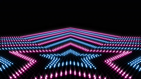 LED Wall 18 2 Star Fc1 4k Vídeos de archivo 86007547