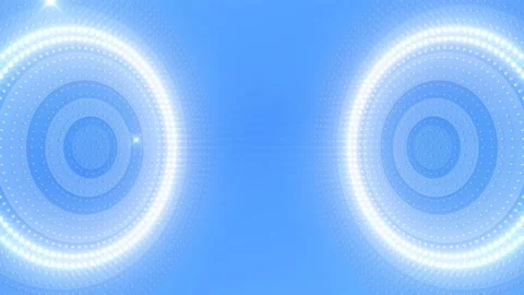 LED Wall 18 5 Circle Fb3 4k Video stock 88541183