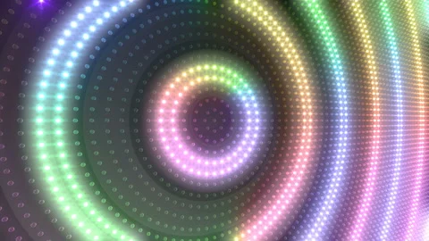 LED Wall 18 5 Circle Ma1 4k Stock-Footage 88542378