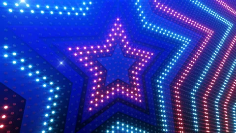 LED Wall 18 5 Star Ma1 4k Stock Footage 88537814
