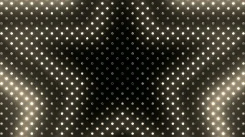 LED Wall 2 Star BDw HD Stock Footage