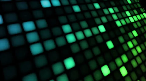 LED Wall Blue Green Stock Footage 26059253