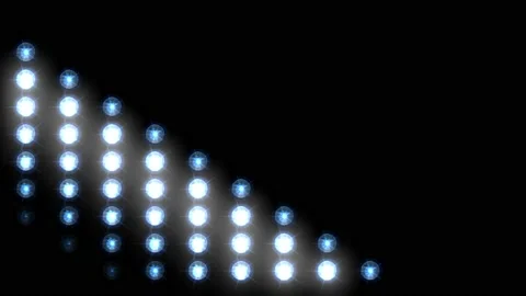 Led Wall Light 27 different transitions 60 seconds 4K video Stock Footage 197274736