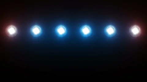 Led Wall Light Close-up Backgrlound Blue-Red Video stock 61575571