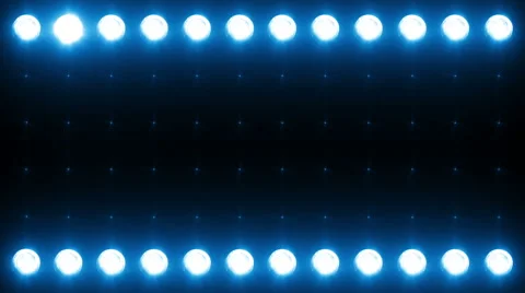 Led Wall Light Close-up Backgrlound 4K Blue Stock Footage 61898932