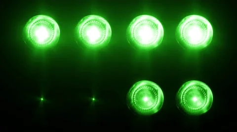 Led Wall Light Close-up Backgrlound 4K SPACE GREEN Stock Footage 62495960