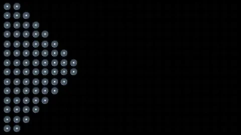 Led Wall Light Close-up Background LOOP 4K light blue Stock Footage 71832177