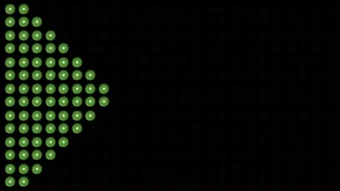 Led Wall Light Close-up Background LOOP 4K green Stock Footage 71834808