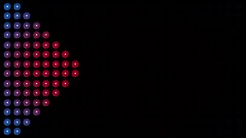Led Wall Light Close-up Background LOOP 4K Red-blue Video stock 71839895