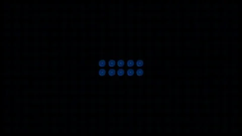 Led Wall Light Close-up Background LOOP 4K blue Video stock 71842017