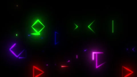 LED Wall Like Looping Video Background Stock Footage 297743651