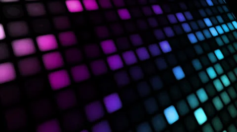 LED Wall Purple Blue Stock Footage 26059519