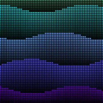 LED waves Stock Illustration