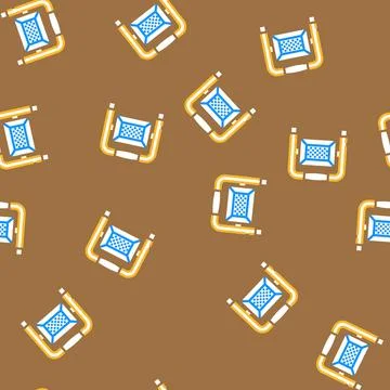 Led work light garage tool vector seamless pattern Stock Illustration