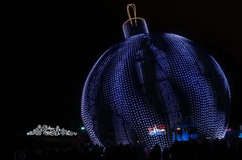 Led Xmas ball Stock Photos