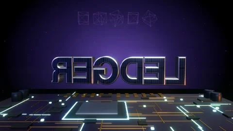 LEDGER Technology Concept Stock Footage 340073141