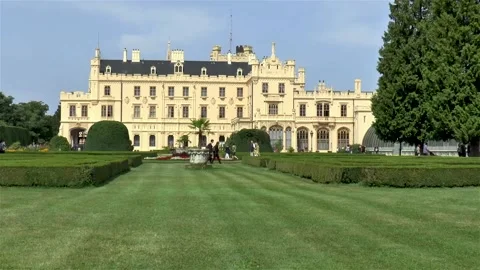 Lednice Castle, Czech Republic. Stock Footage 145210326