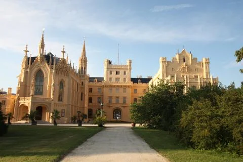 Lednice Castle 스톡 사진