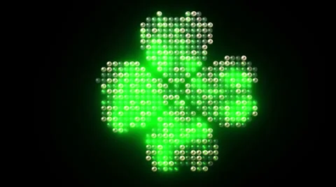 Leds Clover Stock Footage 35248855