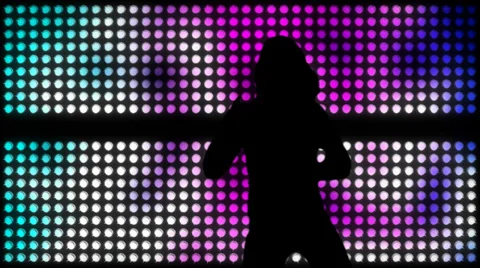 LEDS Disco Dancer 01 Stock Footage 32887750