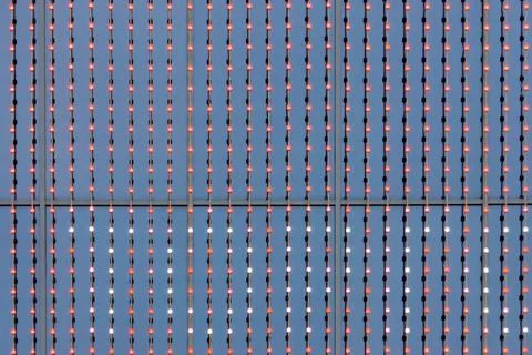 Leds flickering screen or panel Foto stock