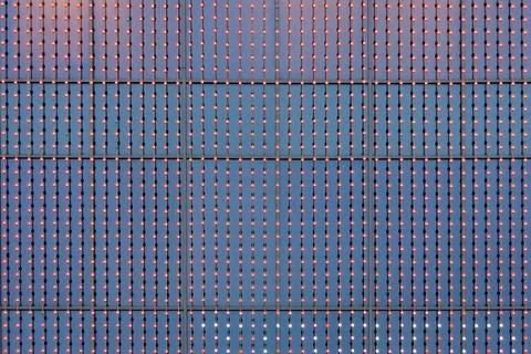 Leds flickering screen or panel Foto stock