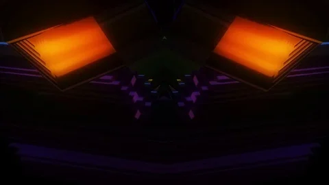 LEDs Mirrors Structure Stock-Footage 79447397