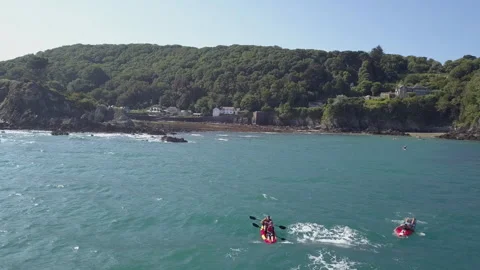 Lee Bay - Ilfracombe - North Devon Stockbeeldmateriaal 205894808