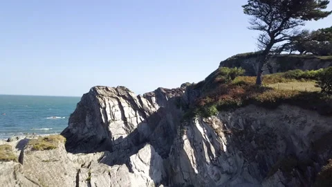 Lee Bay - Ilfracombe - North Devon Stockbeeldmateriaal 205896182