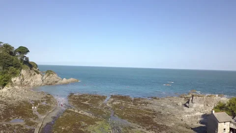 Lee Bay - Ilfracombe - North Devon 4 Stockbeeldmateriaal 205907940