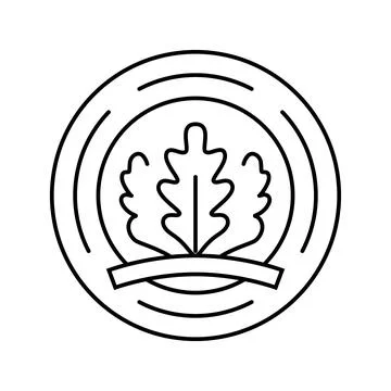 Leed certification green building line icon vector illustration Ilustración de archivo