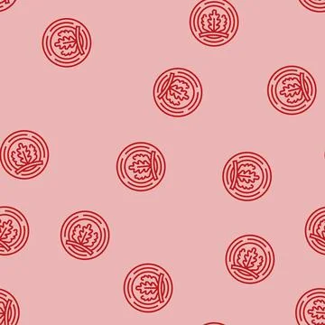 Leed certification green building line seamless pattern Ilustración de archivo