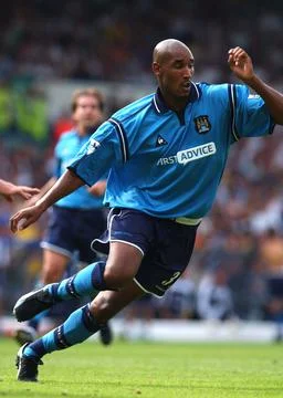 Leeds 3 Man City 0 - 17 Aug 2002 Stock Photos
