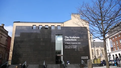 Leeds art gallery Stock Footage 92557254