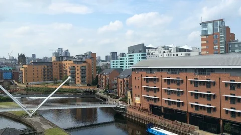 Leeds Dock Video stock 108633805