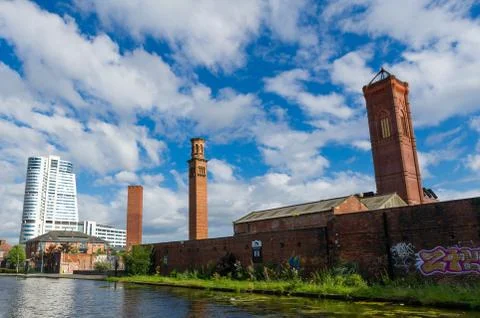 Leeds skyline Stock-Fotos