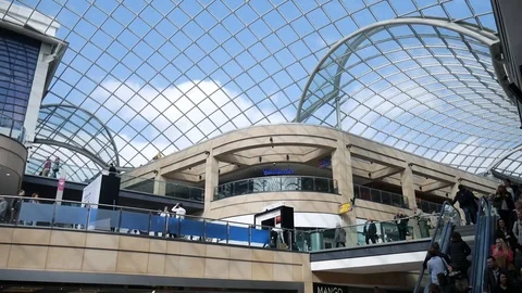 Leeds trinity centre Stock Footage 92590081
