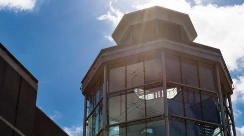Leeds War Museum Tower Timelapse 1 4K Stock Footage 99729457