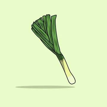 Leek Stock Illustration