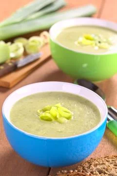 Leek soup Stock Photos
